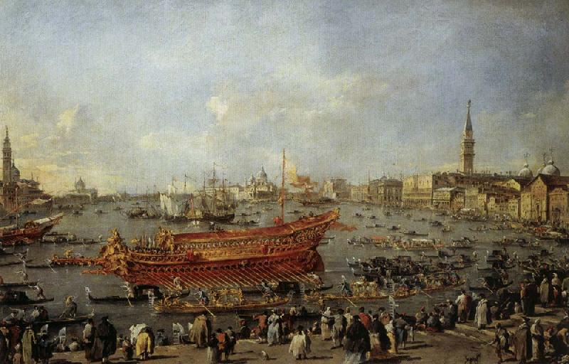 Francesco Guardi Doge on the Bucentoro on Ascension Day